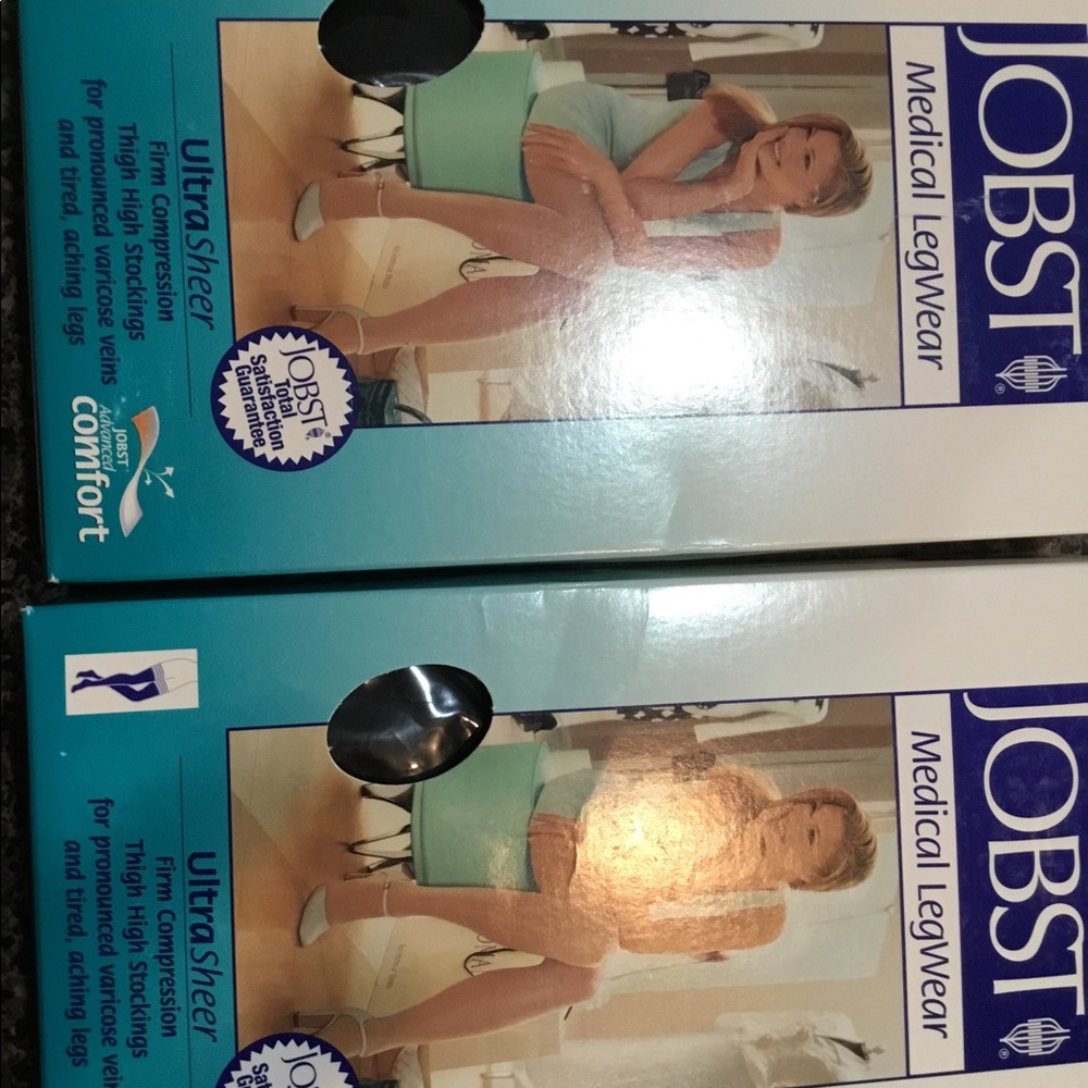 Medical legwear thigh high stockings NWOT